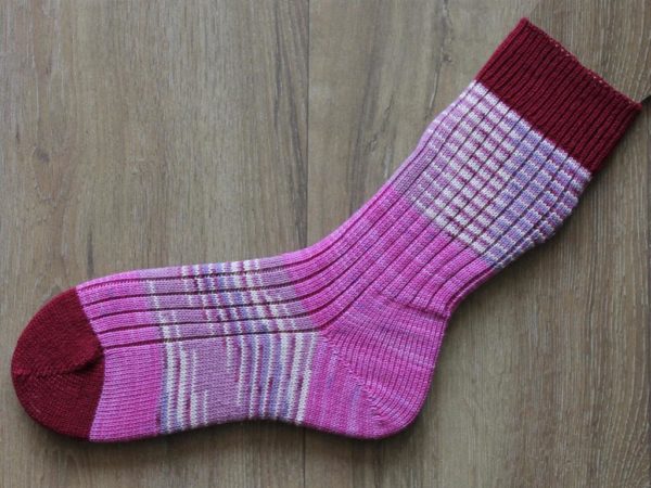 Scrappy socks rood roze 37-38
