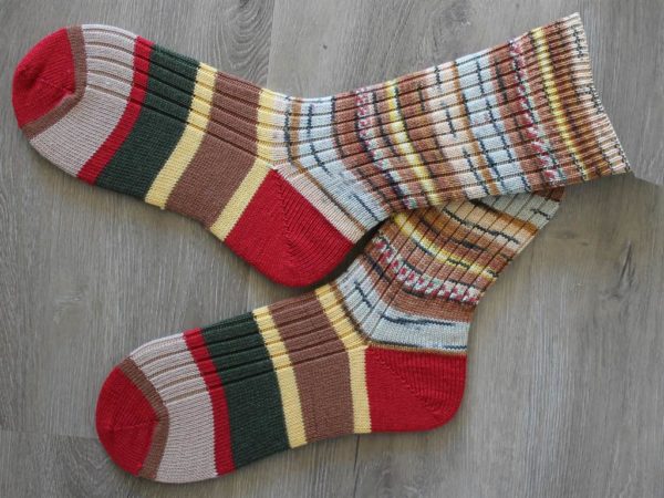 Landelijke wollen sokken maat 45-46