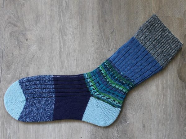 Blauwe frankensocks