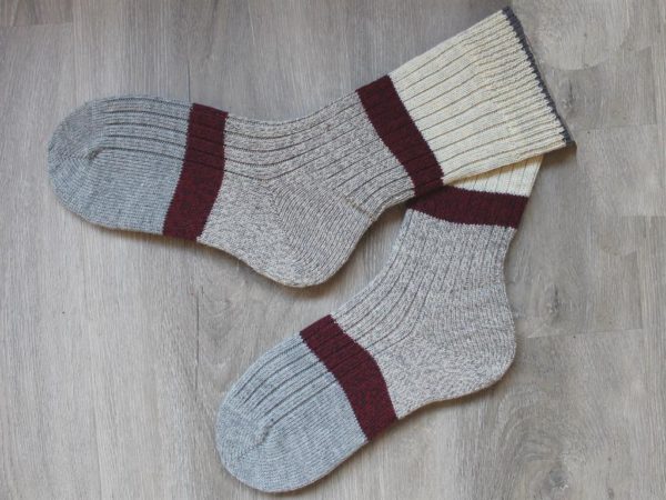 Variant geitenwollen sokken