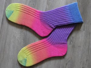 Regenboog sokken maat 40-41