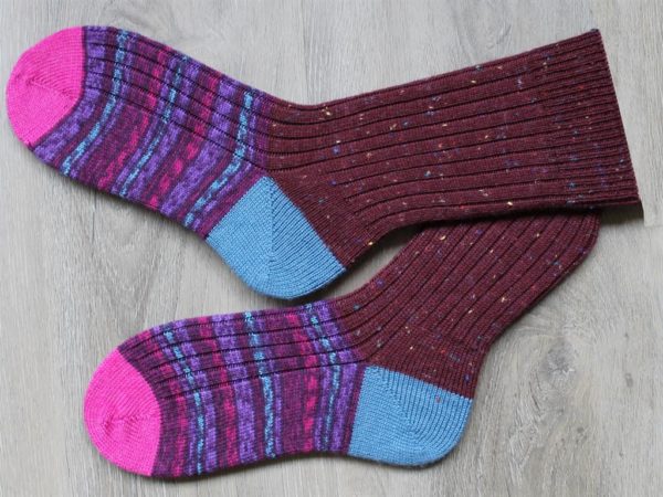 warm gekleurde sokken