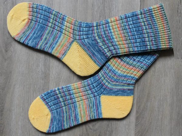 Zonnige wollen sokken maat 39-40